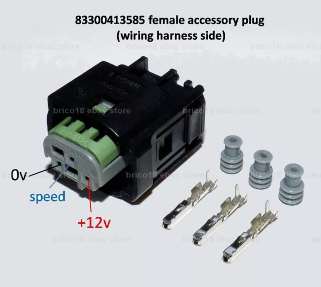 BMW Female Accessory Plug - R1200 R1250 GS GT RT RS S1000 XR F800 K1300 GPS NAVI