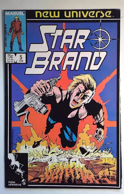 Star Brand #5 Marvel Comics (1987) VF New Universe 1st Print Comic Book