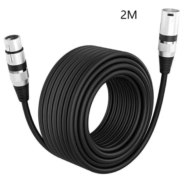 Pour JSJ Cannon XLR Audio Cable Male to Female M/F For Microphone Mixer