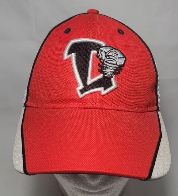 OC Sports Lansing Lugnuts Red Front & Mesh White Back Hat  Adjustable OSFM Used