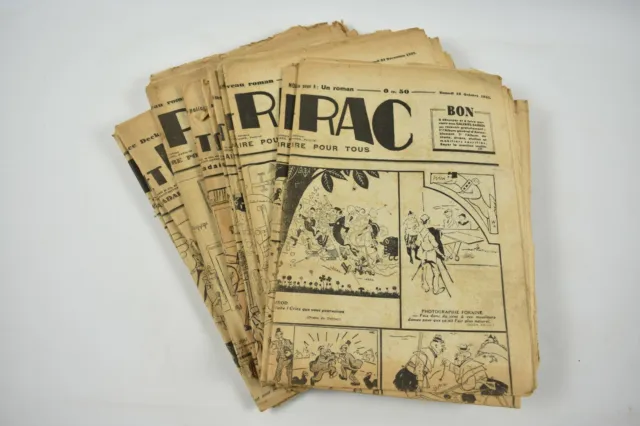 Ric et Rac Grand hebdomadaire pour tous 17 numéros années 1934/1935/1936 9