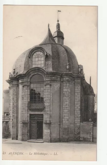 ALENCON - Orne - CPA 61 - la Bibliothéque