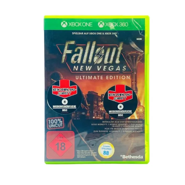 Fallout New Vegas Ultimate Edition - Xbox One Und Xbox 360 Gebraucht Sehr Gut