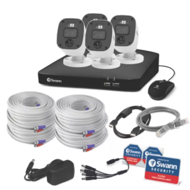 Swann Enforcer Home Cctv Security System 4 Camera 8 Channel Full HD Night Colour