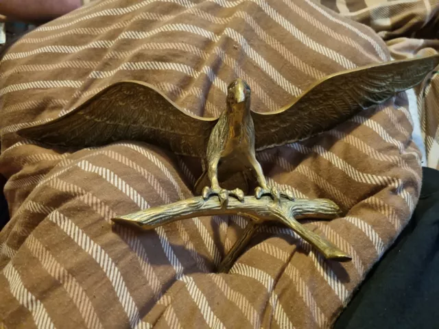 Large Vintage Brass Eagle