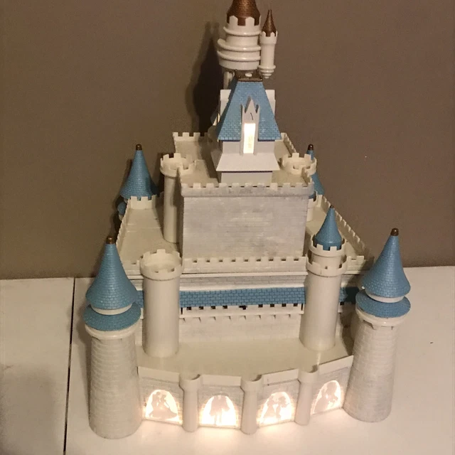WALT DISNEY WORLD Cinderella Castle Monorail Park Playset Retired w ...