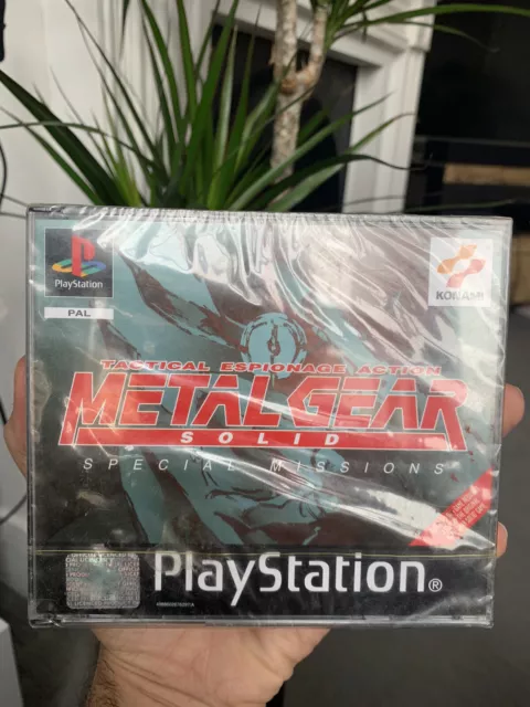 metal gear solido special missions ps1 sigillato in fabbrica