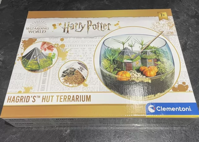 Hagrid's Hut Terrarium Wizarding World Harry Potter Clementoni