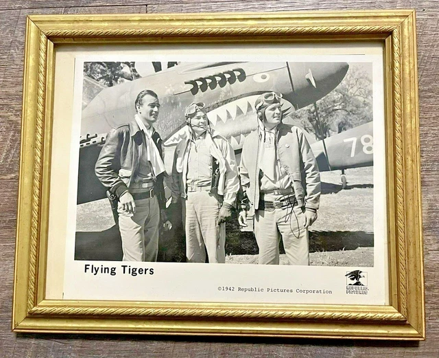 Vintage Republic Pictures Movie Photo John Wayne Flying Tigers 1942 HARD TO FIND