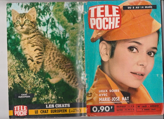 Tele Poche 1969 N°160 Complet - Marie Jose Nat