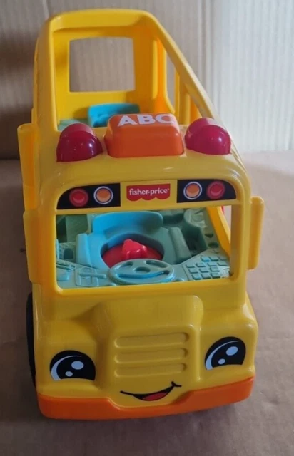 thumbnail image 2 of Fisher-Price Little People Big Yellow School Bus - Musical Pull Toy With 9 Figures 2 of 11