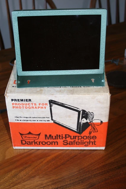 Luz de seguridad multiusos Premier modelo 57 ámbar 5x7 muy limpia