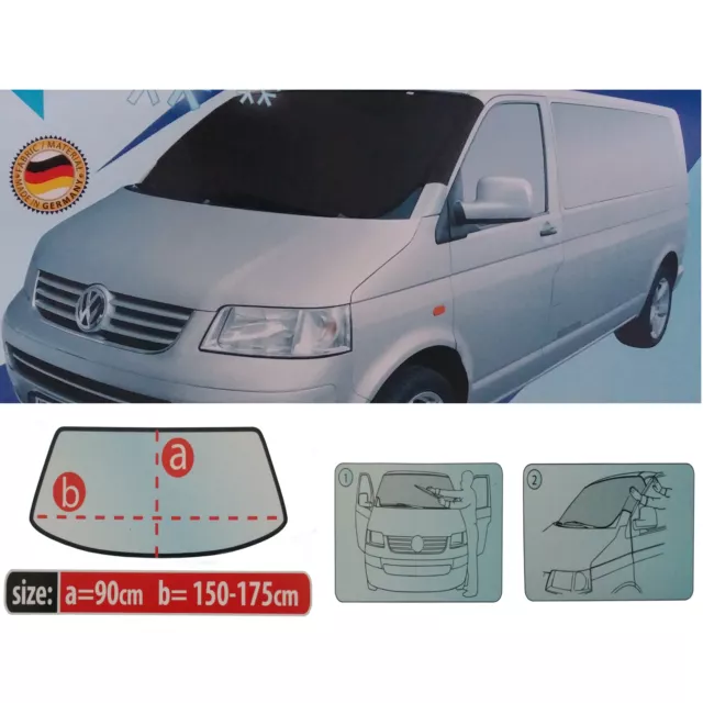 Van Anti Frost Ice Snow Protection  Windscreen Cover For Renault  Vw Windshield