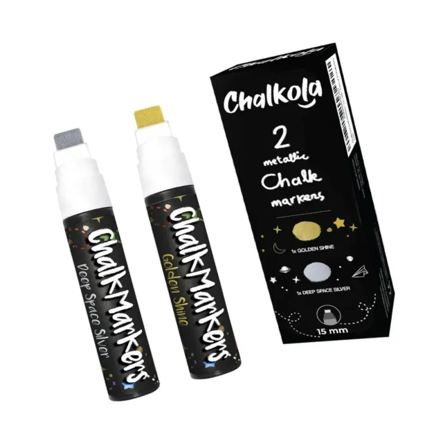 Liquid Chalk Markers for Blackboard- 10 Pack Erasable Pens Non Toxic With  Labels