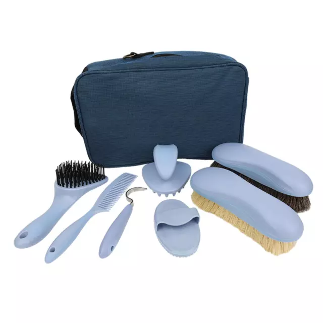 8x Horse Grooming Equestrian Maintenance Set Hair Curry Comb