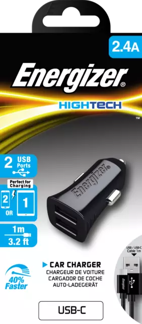 Chargeur USB voiture (12V / 24V) pour 5V / 1A, 1000mA - 1 USB Port  Adaptateur de charge USB