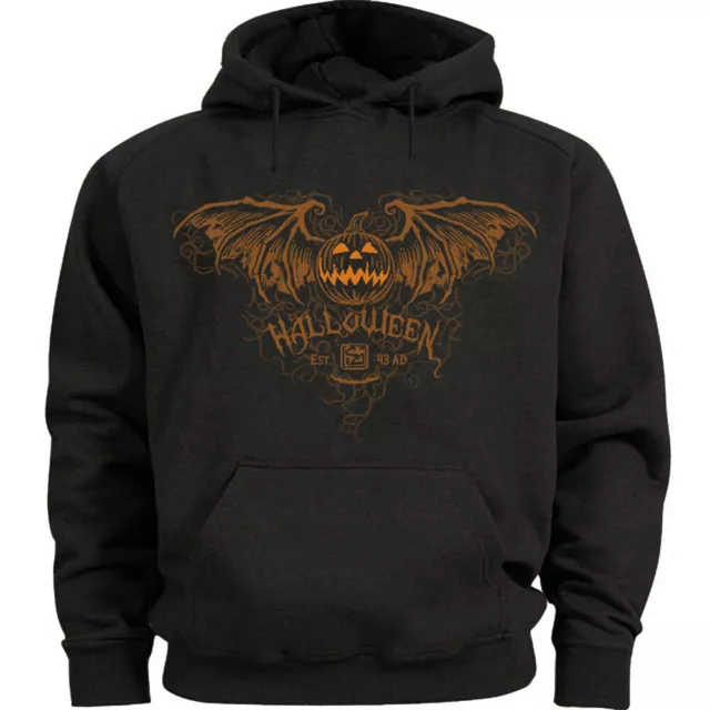 Halloween Hoodie Sweatshirt Mens Pumpkin Jack o Lantern Hoody