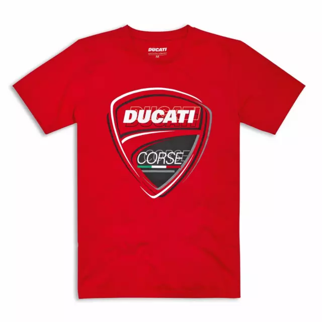 DUCATI Corse SKETCH DC 2.0 kurzarm T-Shirt Shirt rot NEU 2024 !!