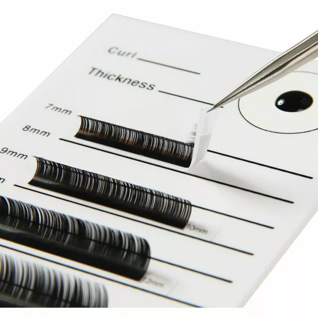 Acrílico Plataforma Extensión Pestañas Pegamento Placa Lash Panel Makeup + 20pcs 2