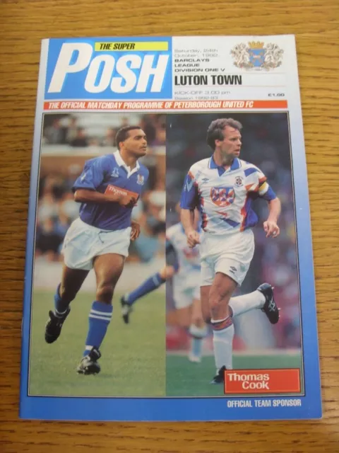 24/10/1992 Peterborough United v Luton Town  . Thanks for taking the time to vie