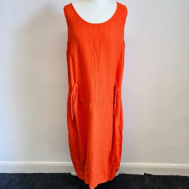 Vera Tucci Linen Dress FOR SALE! - PicClick UK