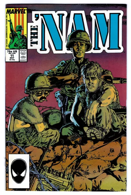 THE 'NAM #11  in VF+ conditrion a 1987 Marvel war comic