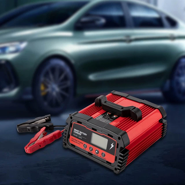 25A/10A/5A Four-stages Charging Car Battery Charger Automatic Charger Maintainer
