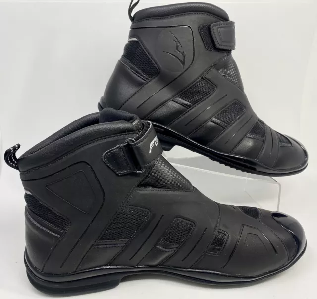 Falco Motorcycle Boots - black - size US 12 / EU 46 Made In Italy