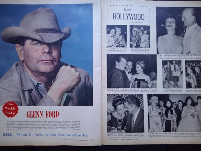 (TORONTO) STAR WEEKLY Magazine Sept 13'58 MY HOLIDAYS cover CFL Stars ...