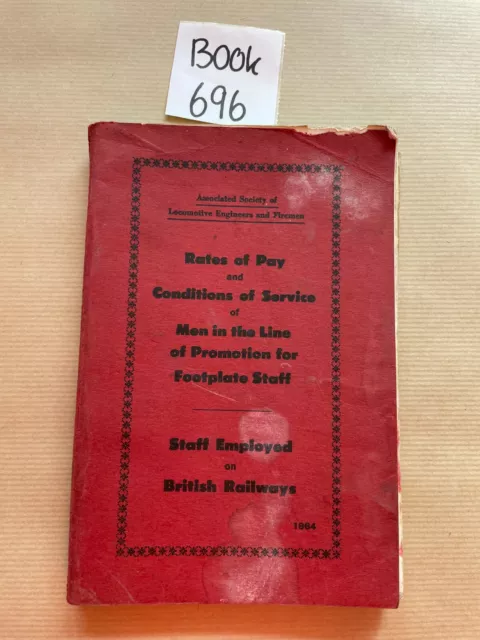 British Railway Rail Rates Of Pay Men In Line For Promotion 1964 Paperback Book