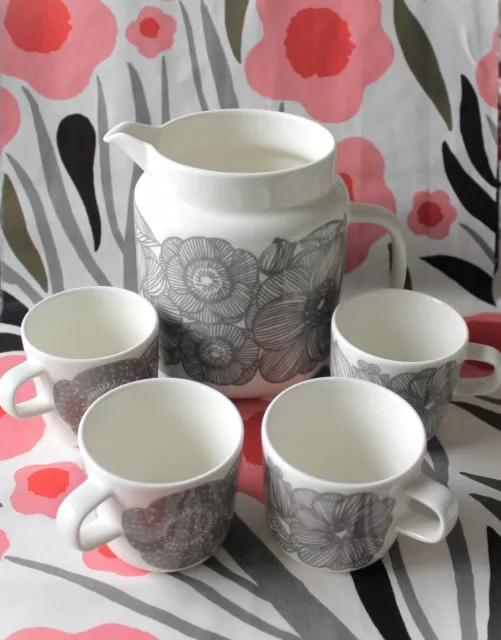 Set of  5 Kurjenpolvi dishes from Marimekko Finland