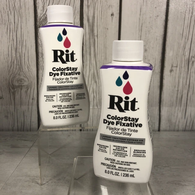 2 Rit ColorStay Dye Fixative Laundry Treatment & Dyeing Aid, 8 fl  oz