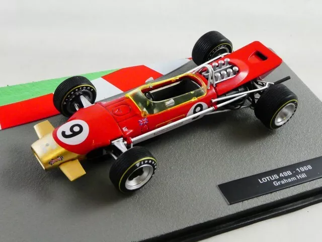 Altaya Die Cast F1 Lotus 49B Graham Hill World Champion 1968 1/43