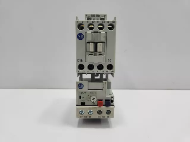 Allen-Bradley 100-C16*10 Contactor With Thermal Overload Relay 193-T1Ab40