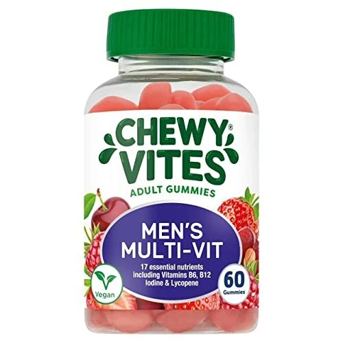 CHEWY VITES MEN Multivitamin Advance 60 Gummy Vitamins 12