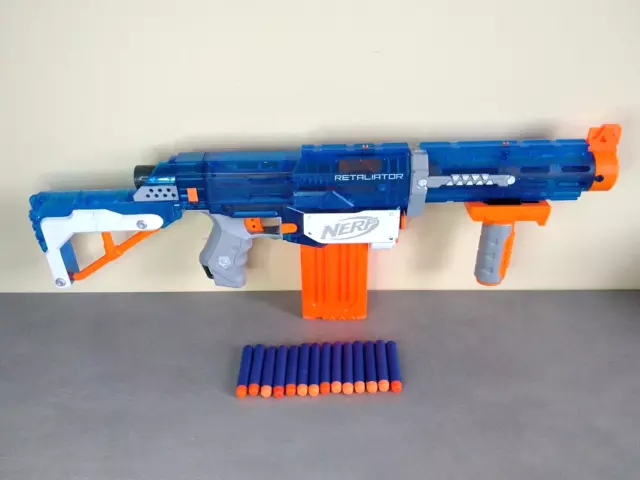 PISTOLET FUSIL NERF N-STRIKE MODULUS TRI-STRIKE 3 EN 1 MEGA