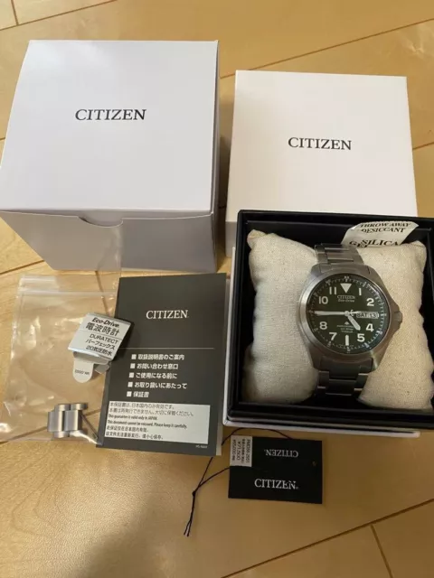 CITIZEN PROMASTER LAND PMD56-2951 Scatola orologio da uomo Eco-Drive in titanio