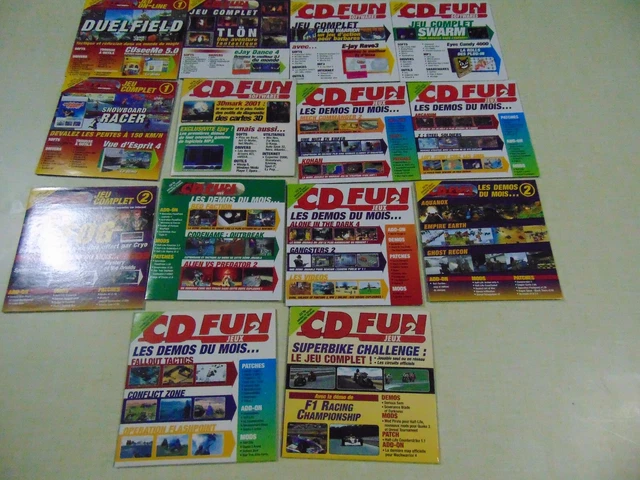 LOT DE 14 CD du magazines PC Jeux / PC FUN EUR 14,00 - PicClick FR