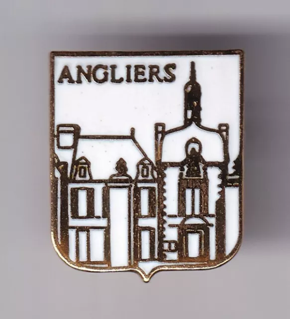 Rare Pins Pin's .. Tourisme Chateau Castle Palais Loire Vienne Angliers 86 ~Ez