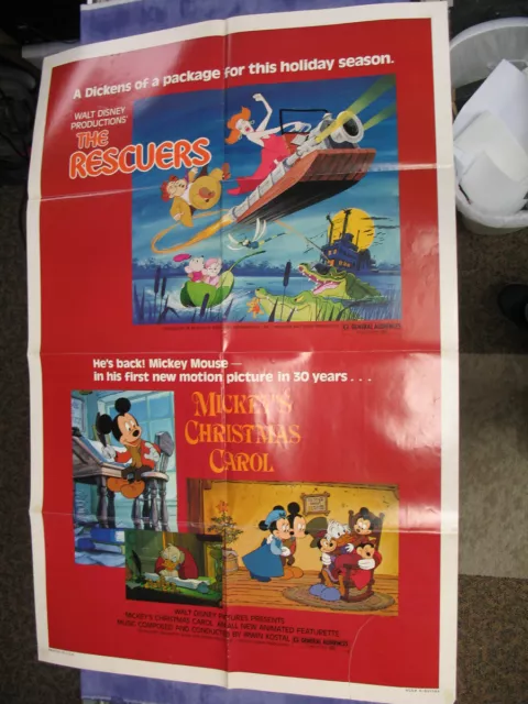 One Sheet Movie Poster - Disney Mickeys Christmas Carol - Mickey Mouse