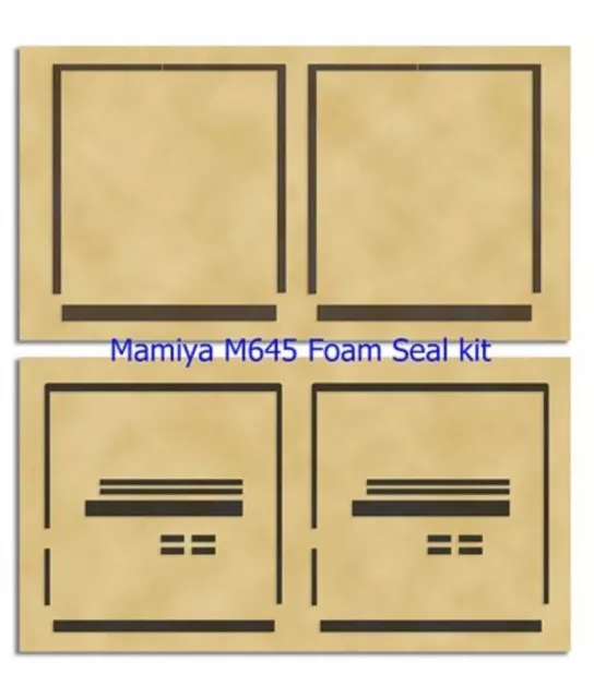 Mamiya M645 Light Seal 2pcs Kit replace Sponge Adhesive Film Camera From Japan