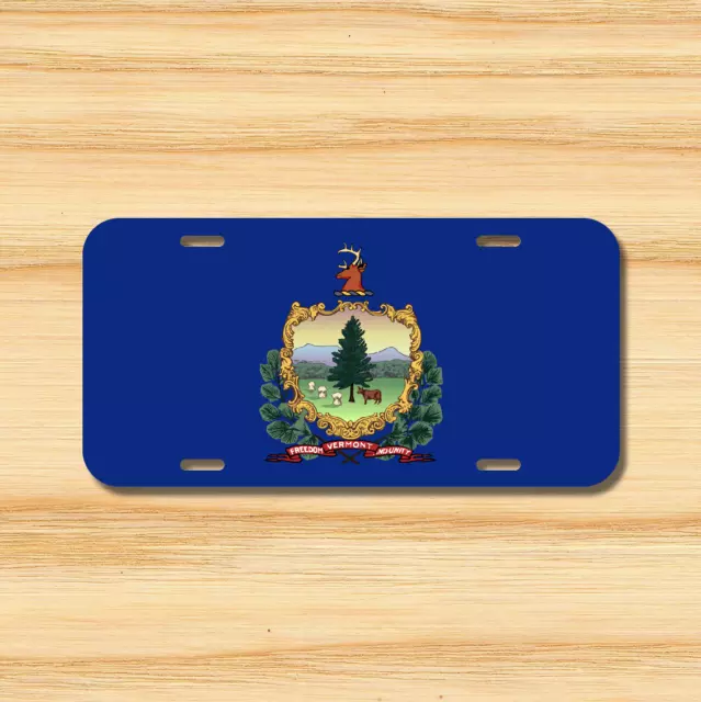 Vermont State Flag License Plate Vehicle Auto Tag Burlington VT FREE SHIPPING