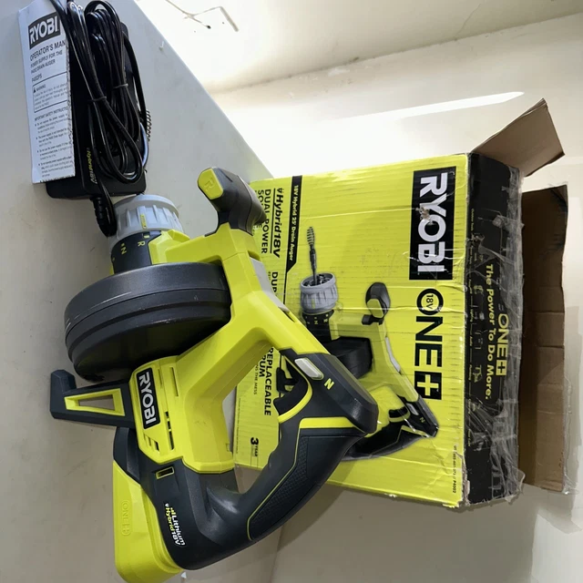 Ryobi P4002 18-Volt ONE+ Hybrid Drain Auger with AC Adapter + Tip