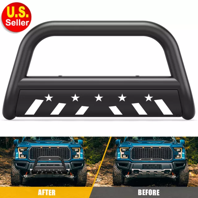 3& BULL BAR Push Brush Front Bumper Grille Guard For 20042023 Ford F