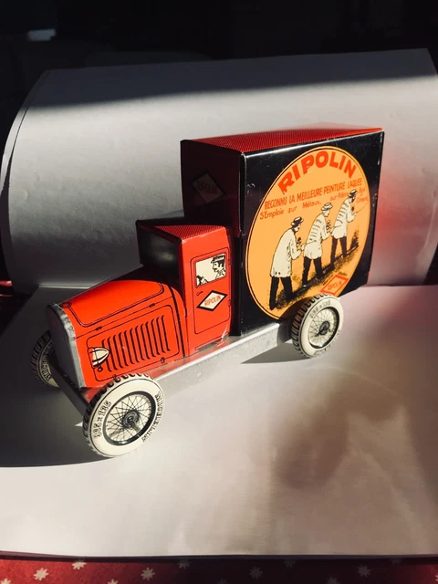 Camion CR Tôle Sérigraphie Ripolin Réf. 518 - France - Très Bon État