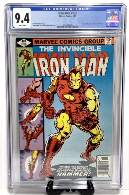 Invincible Iron Man # 126 CGC 9.4 Tales of Suspense # 39 Cover Homage