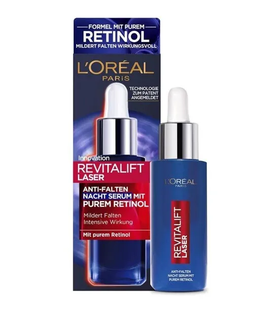 L'Oréal  Paris Revitalift Laser Anti-Falten Nachtserum mit purem Retinol 30ml