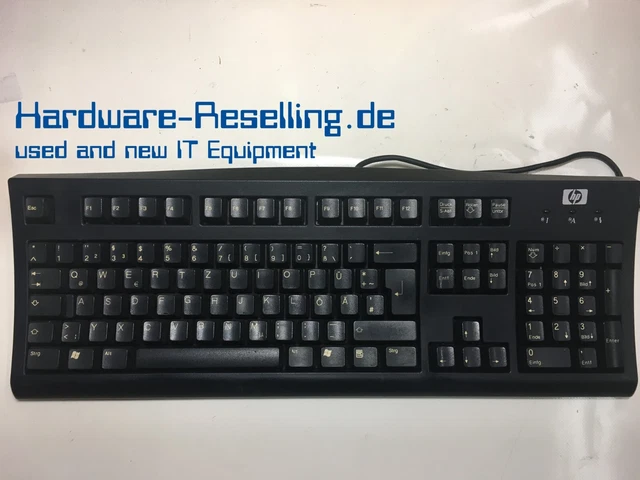Clavier gris PS2 Hewlett Packard avec boutons dédiés surf Internet