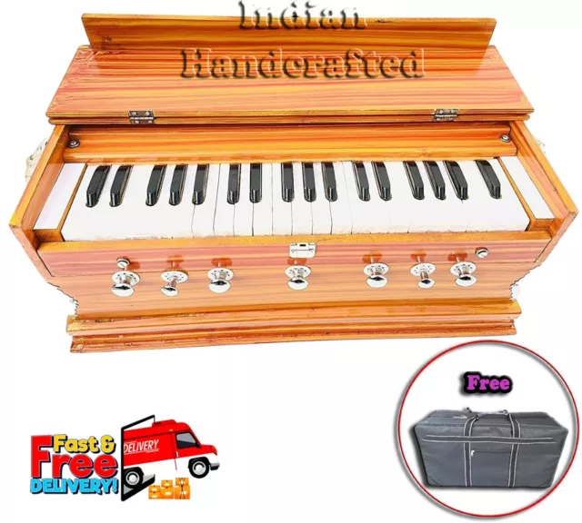 New Musical High Class Sound 7 Stopper Double Bellow 39 Key Harmonium Indian