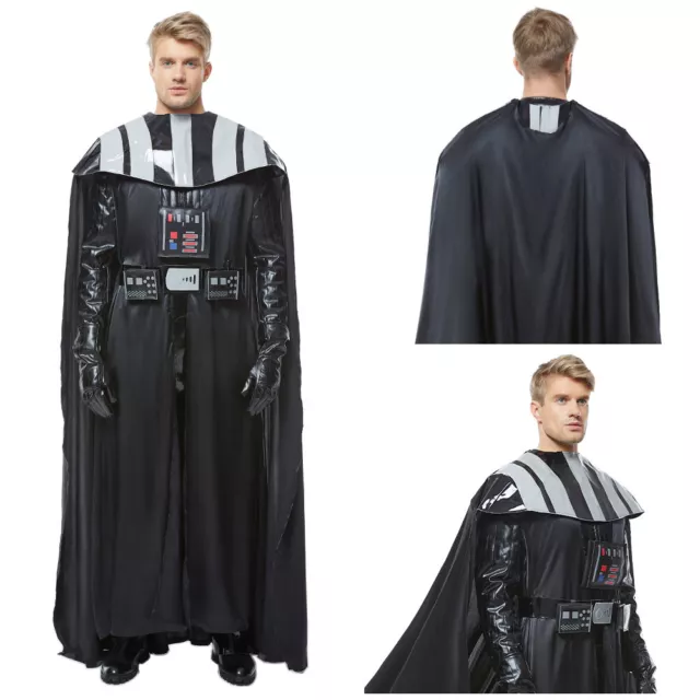 Sith Darth Vader Anakin Skywalker Outfit Cosplay Costume Halloween Carnival Suit